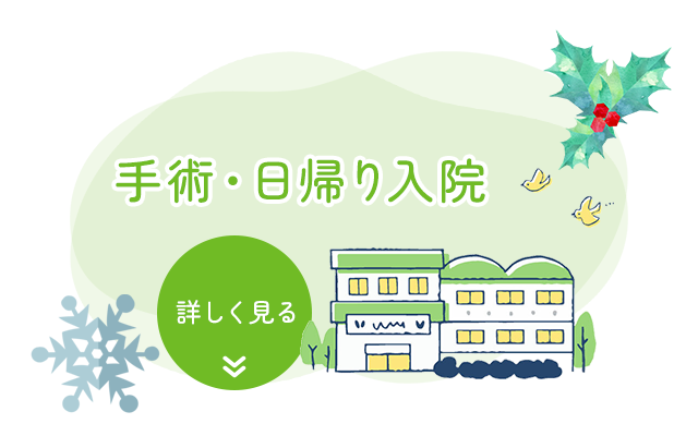 手術・日帰り入院